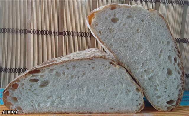 Roti Itali (Ann Thibeault) di dalam ketuhar