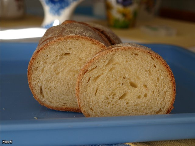 Kefir-brød for nybegynnere (i ovnen)