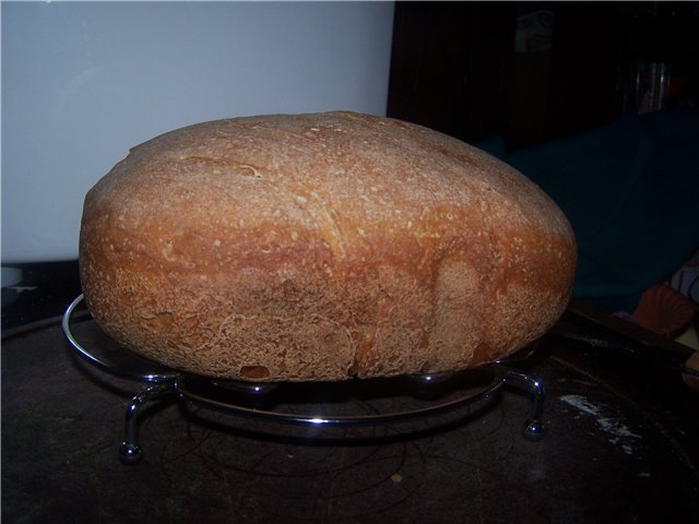 Stolichny hvete-rugbrød (brødmaker)