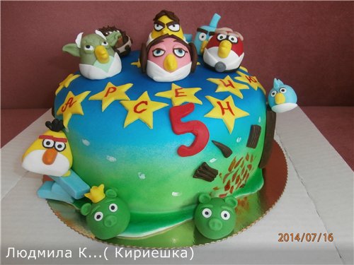 Angry Birds Cakes