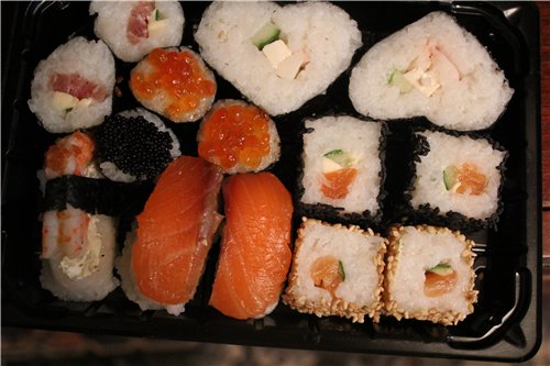 Hjemmelaget sushi