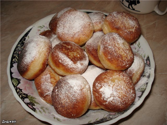 Donuts Berliner ar pildījumu