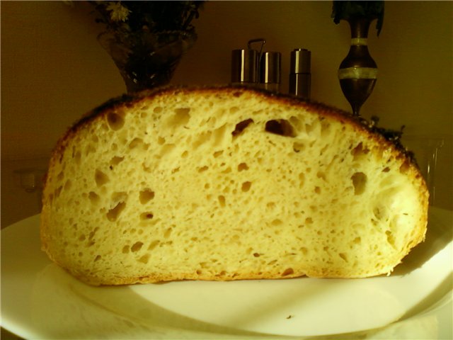 Rustic miracle bread (oven)