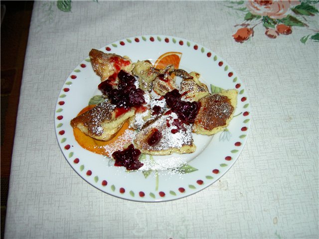 Kaiserschmarrn - Imperial omelett