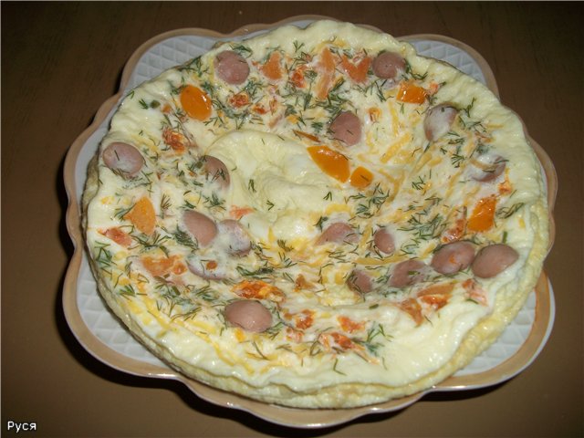 Omlete lēnā plītī (receptes)