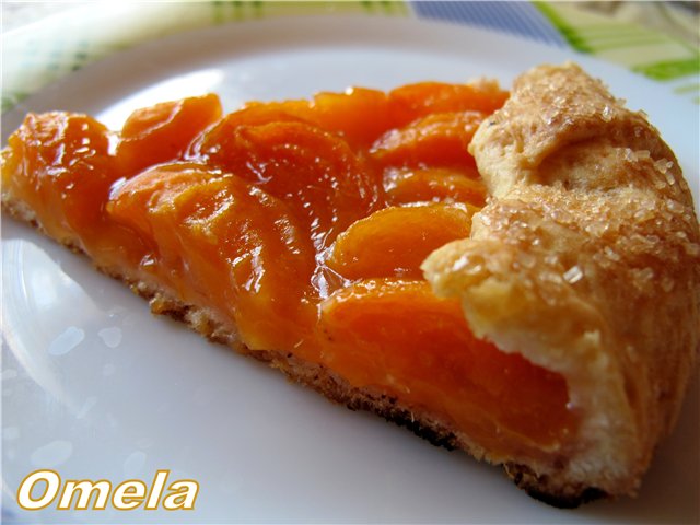 Crostata ar aprikozēm