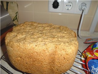 Wheat-rye bread in a bread maker (our family-proven recipe)