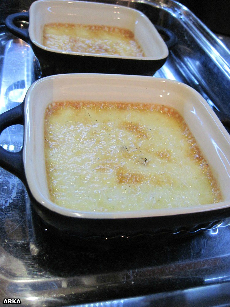 Creme brulee coconut