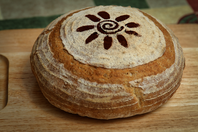 Landlig stilbrød / Pain de campagne (ovn)