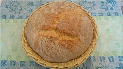 לחם קומו (Pane di Como) בתנור (לא להתבלבל עם Pane di Come Antico)