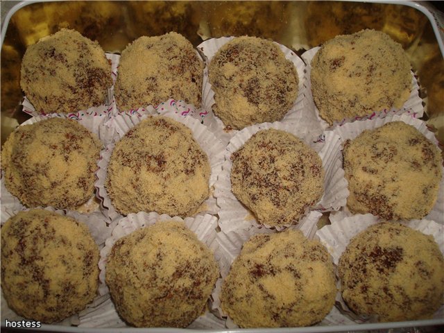 Bánh Truffle với anh đào