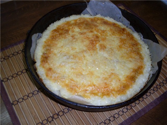 Rīsu pīrāgs (Rice Quiche)