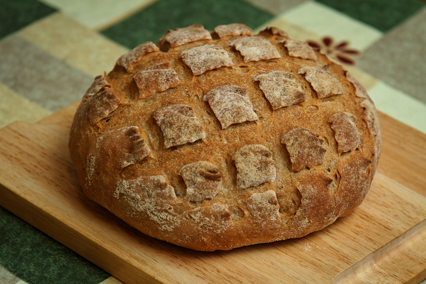 Landlig stilbrød / Pain de campagne (ovn)