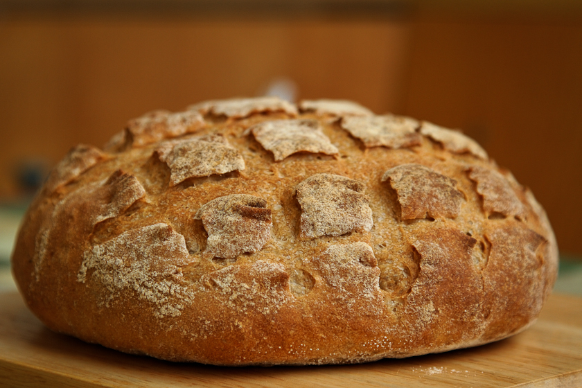 Landlig stilbrød / Pain de campagne (ovn)