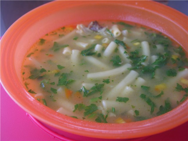 מרק עוף גרמני פופולרי (Huhnersuppe) במותג רב-בישול 37501