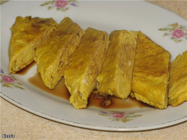 Japansk omelett (Tamago-yaki)