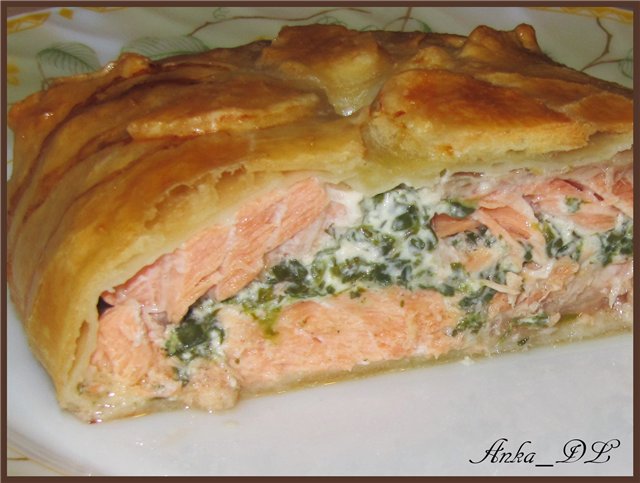 Bánh mì cá hồi (Salmon En Croute)