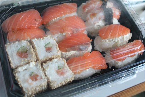 Hjemmelaget sushi