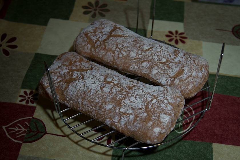 Ciabatta, ciabatta biga krāsnī