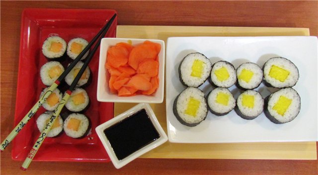 Củ cải muối cho sushi