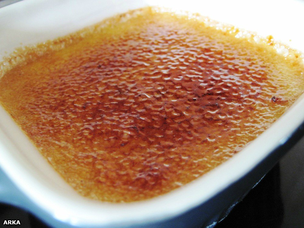 Creme brulee coconut