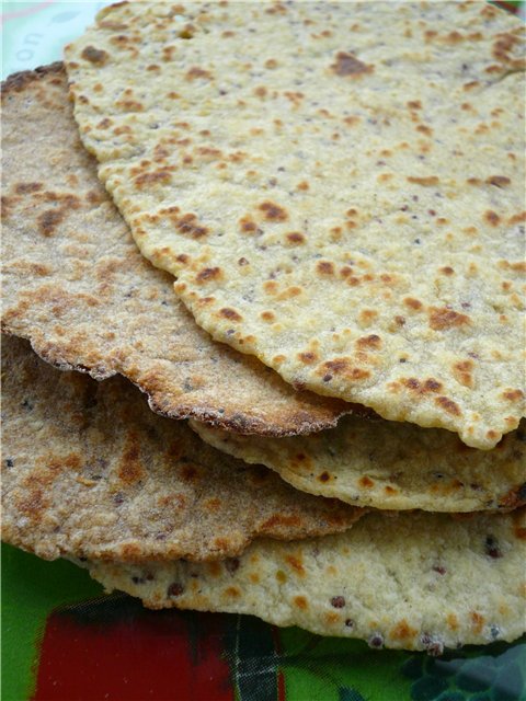 Sinepju tortilla ar ķiploku