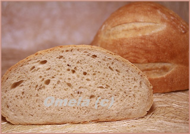 Wheat bread "Turnipseed" (hearth version)