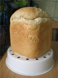 Kalddeig hvetebrød (brødmaker)