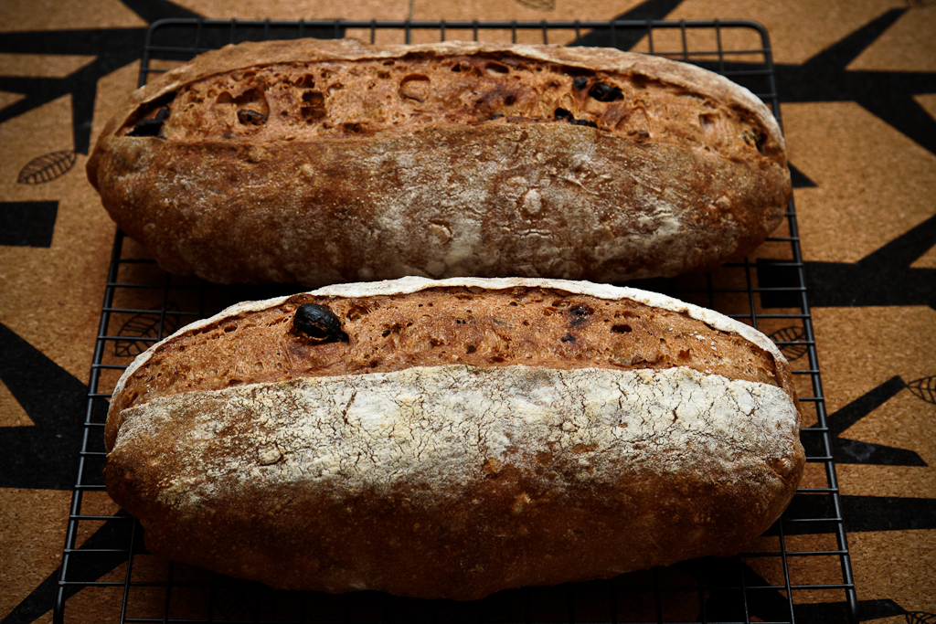 לחם יינן (Pain au Vingeron) בתנור