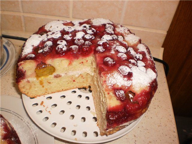 Hermetisert og frossen fruktkake