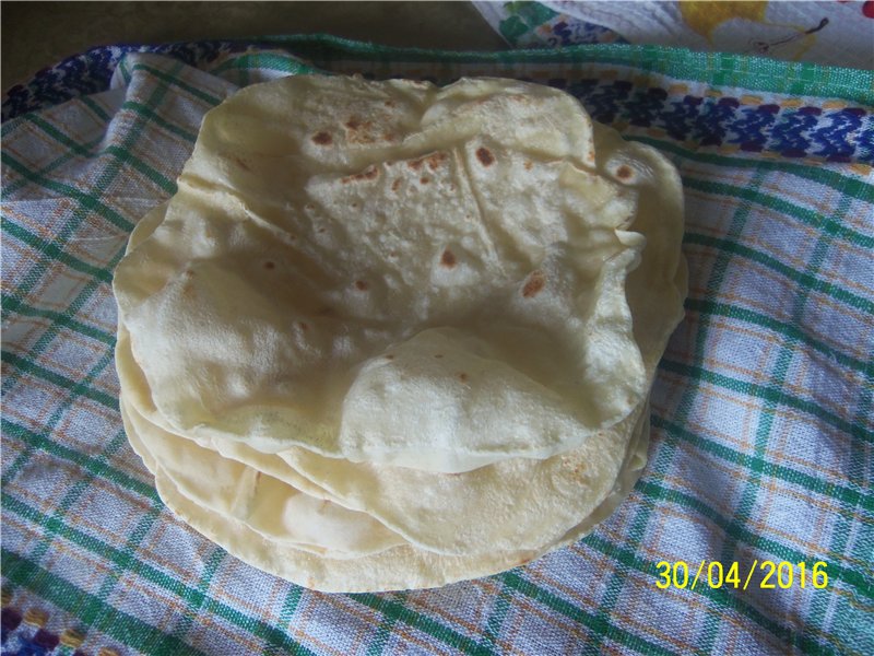 Marokas ksra tortillas