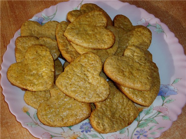 Mister Z's gingerbread cookies (R. Bertinier's recipe, oven)