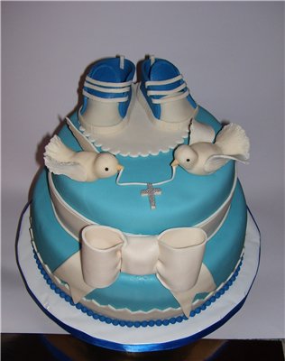 Cakes for birth, baptism, year (not numbers)