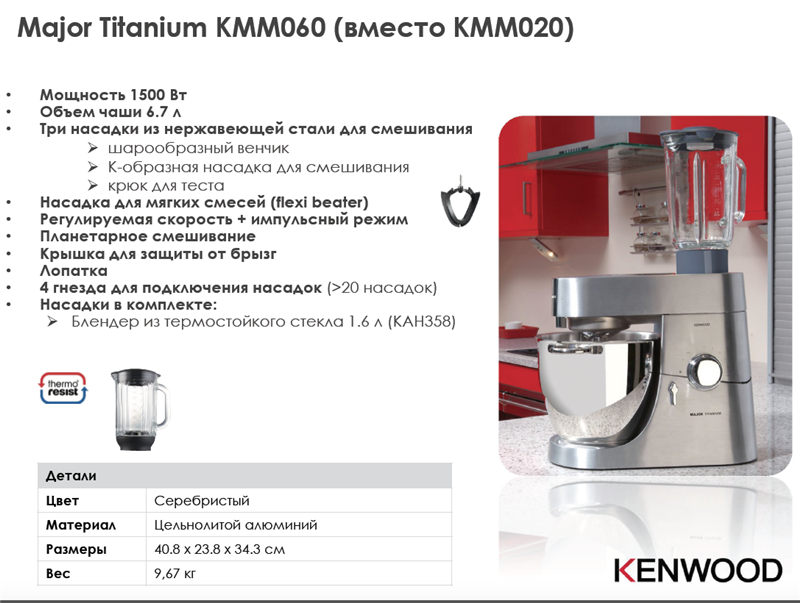 Kenwood virtuves mašīnas