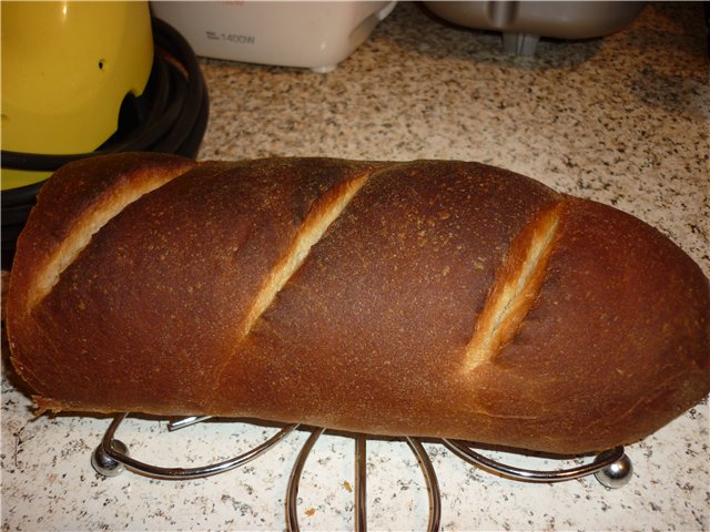 Kefir-brød for nybegynnere (i ovnen)