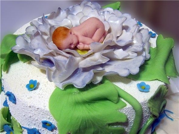 Children's cakes (with mastic children from moldov)