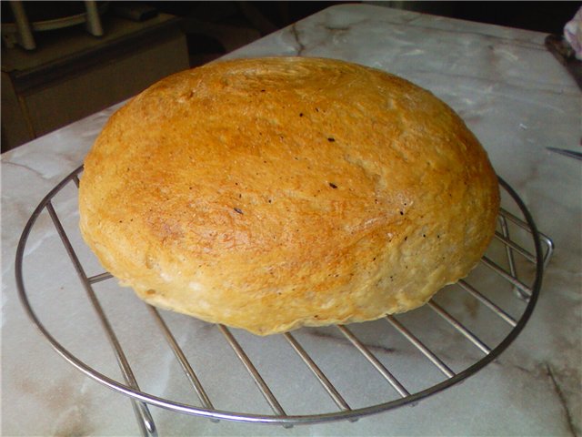 Stein (tallerken) for brødbaking