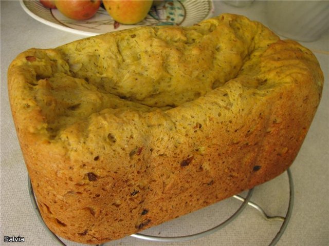 Pumpkin Herb Bread (Máy làm bánh mì)