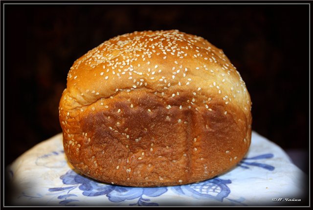 Wheat with sesame seeds (bread maker)