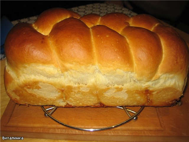 Challah Litva trong lò nướng