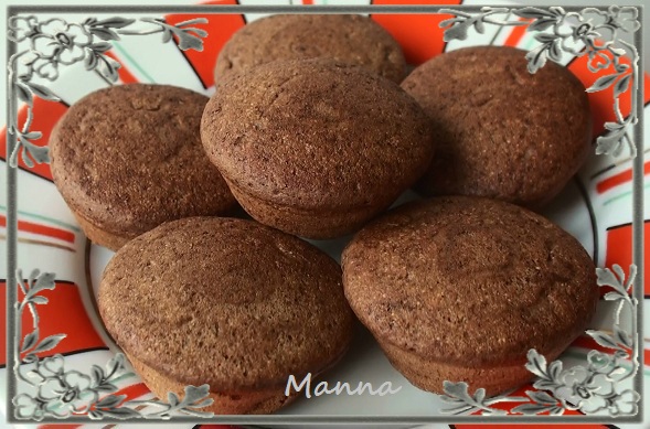 Šokolādes mannas cupcakes