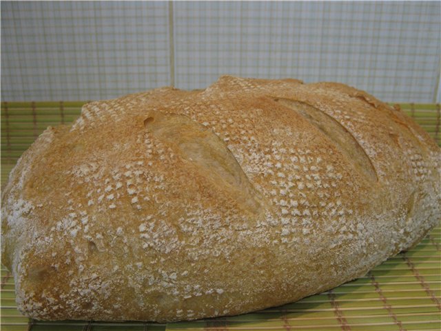 Pain Rustique kviešu maize (krāsns)