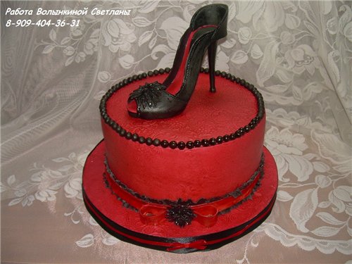 Cakes with shoes