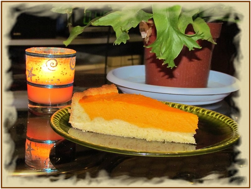 Gresskar og cottage cheese pie