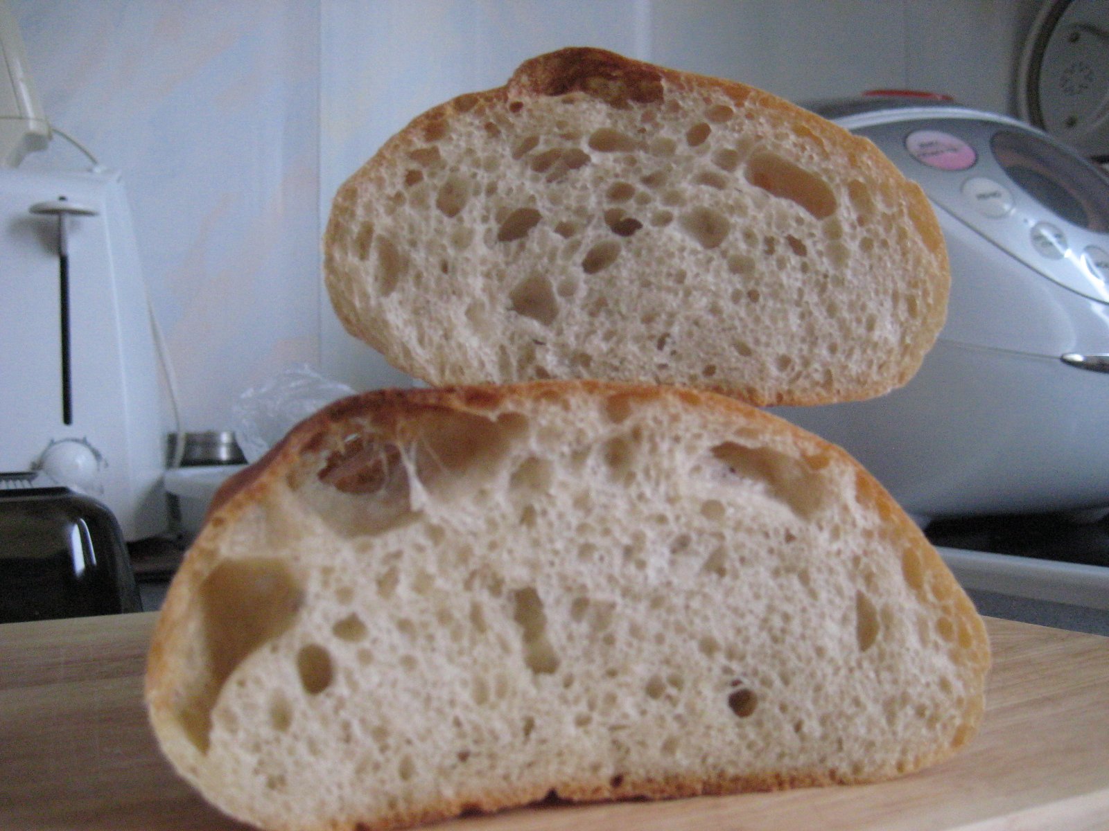 Ciabatta Peter Reinhart (på det store) i ovnen