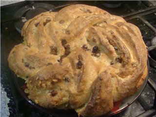 Christmas wreath Angelica from the sisters Simili (Torta "Angelica" di Sorelle Simili)