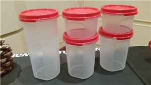 Plastfat Tupperware - anmeldelser