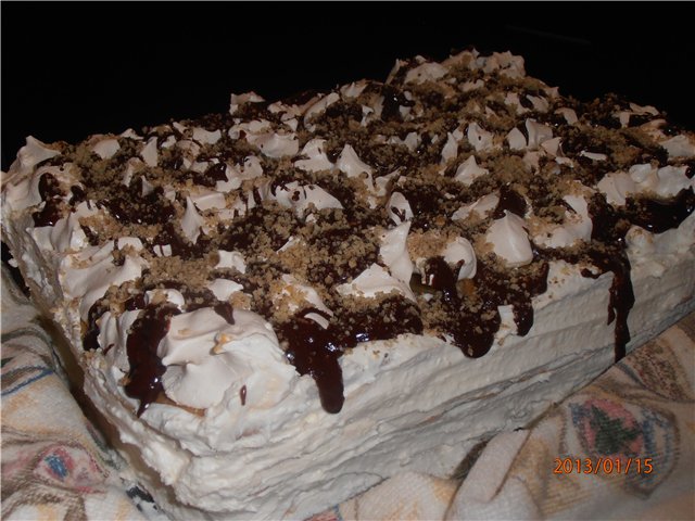 Air Snickers Cake