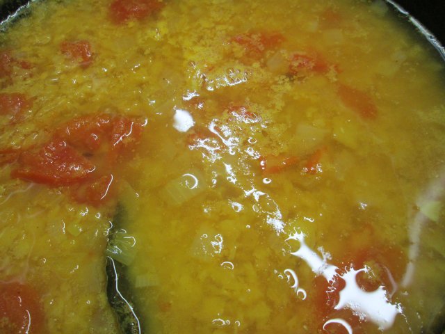 Masur Dal - red lentil soup (Brand 701 multicooker)