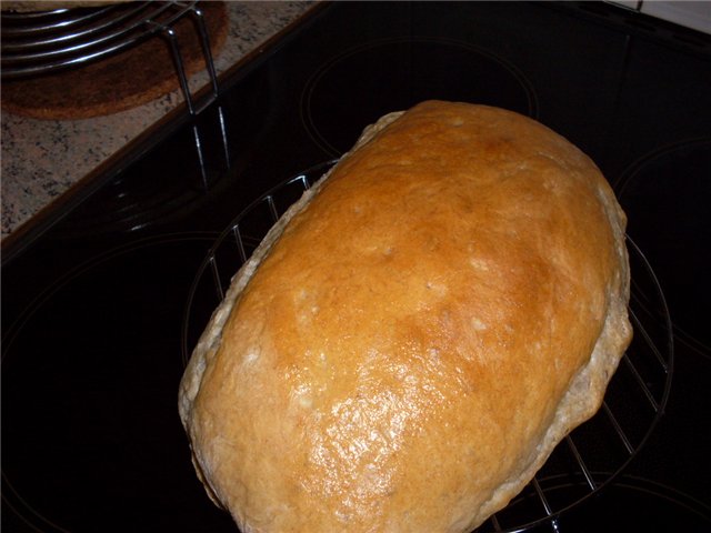 Rustikk brød / Pan rustico av Havier Barriga (i ovnen)